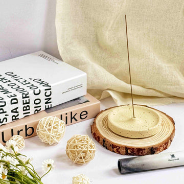 Stone Incense Holder with Incense Sticks Cozy