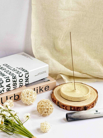 Stone Incense Holder with Incense Sticks Cozy